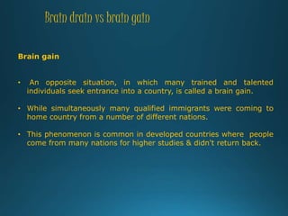 Brain drain | PPTX