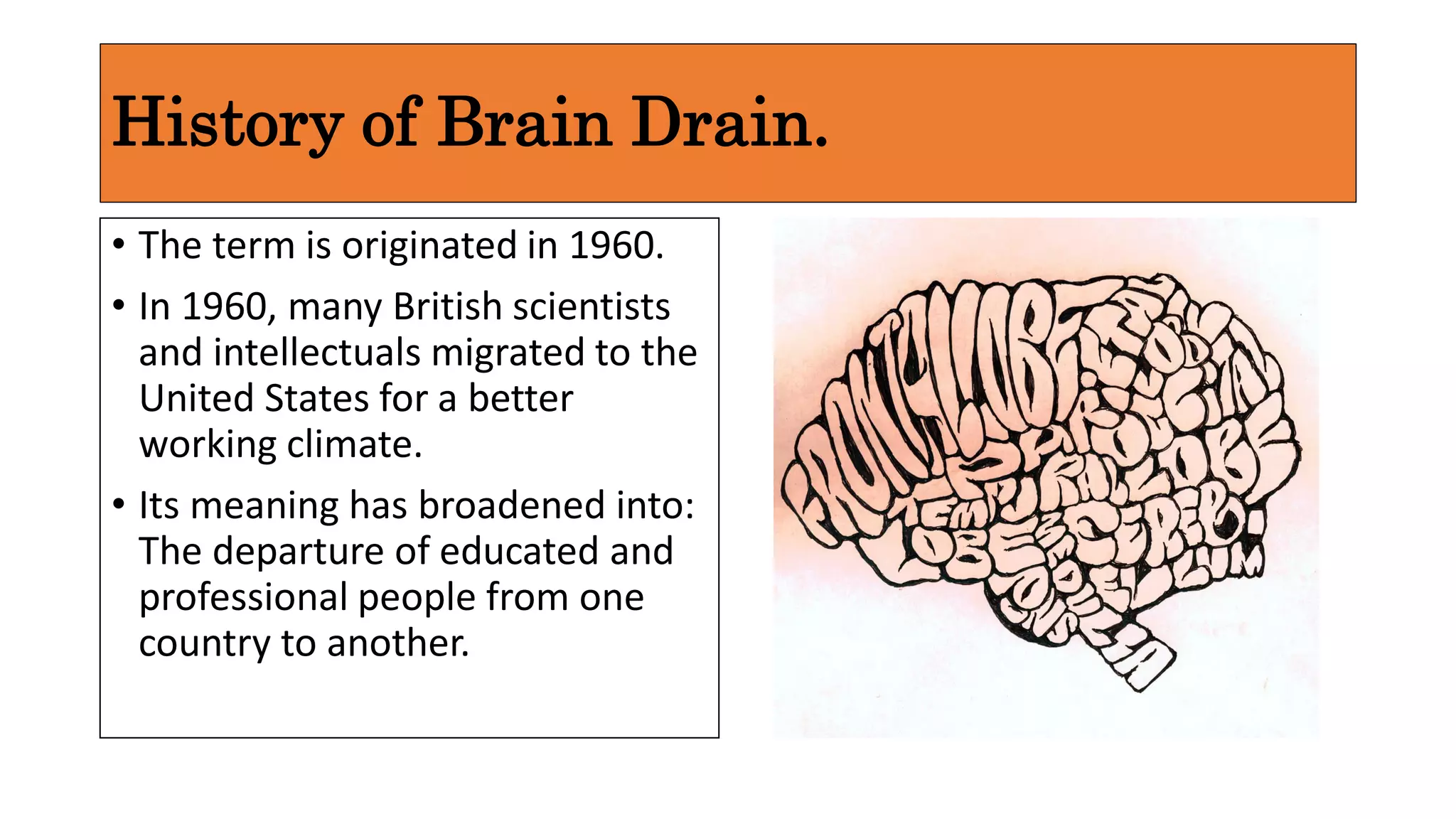 What Is In The Brain Drain On Brainsurge Brain drain | PPT