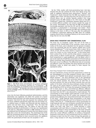 Brain drug delivery | PDF
