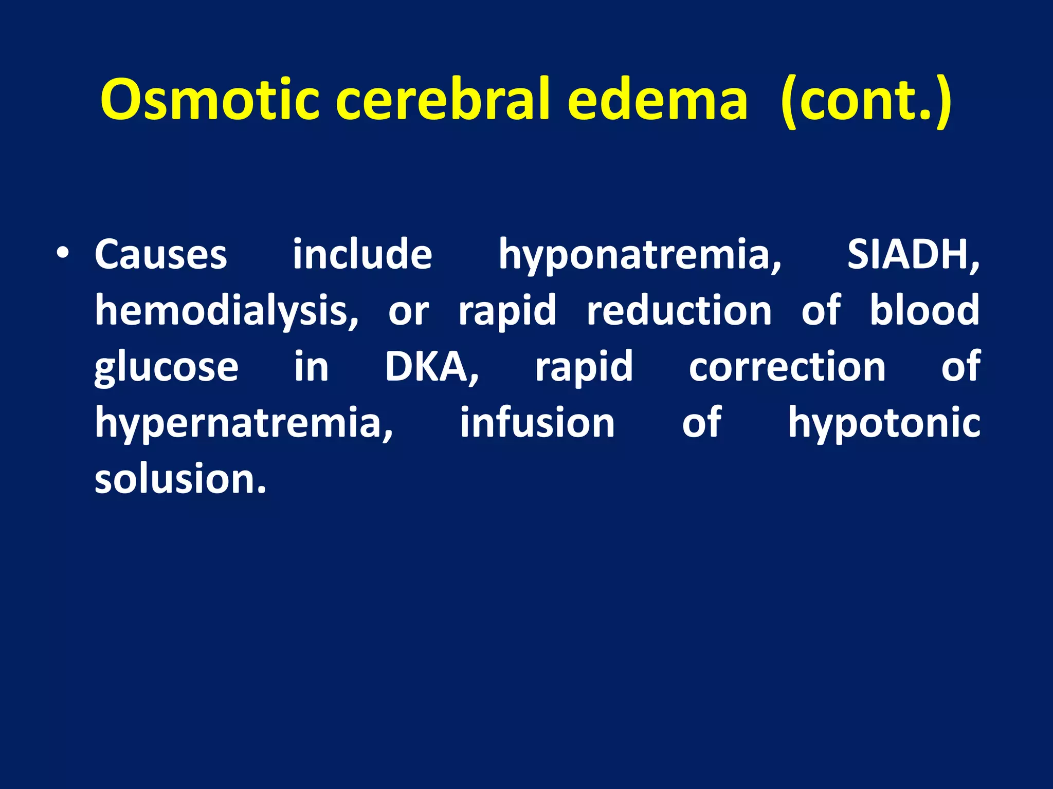Brain edema | PPSX