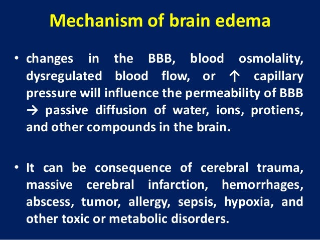 brain edema cerebral edema