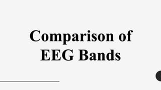 Comparison of
EEG Bands
 