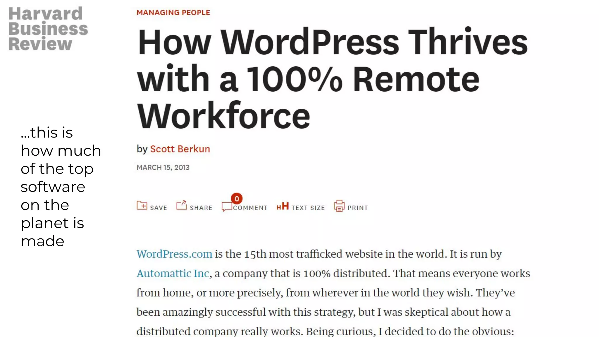 ...this is
how much
of the top
software
on the
planet is
made
 