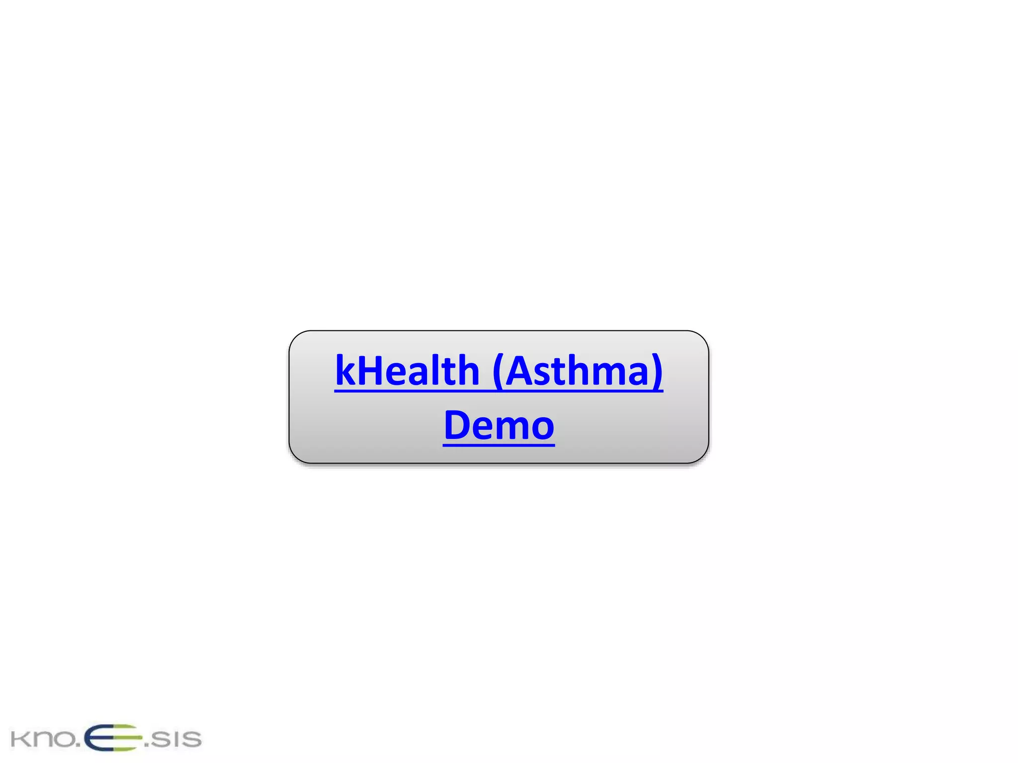 kHealth (Asthma)
Demo
 