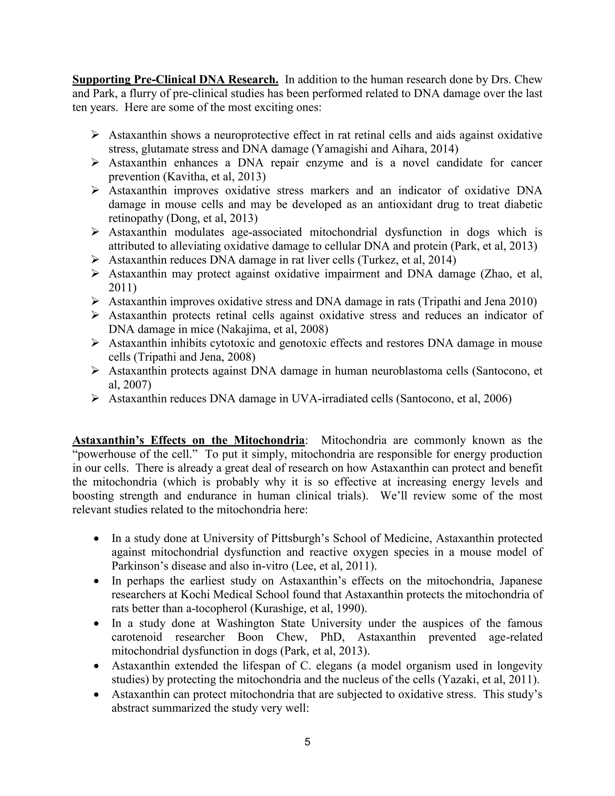 Astaxanthin Brain Health white paper PDF