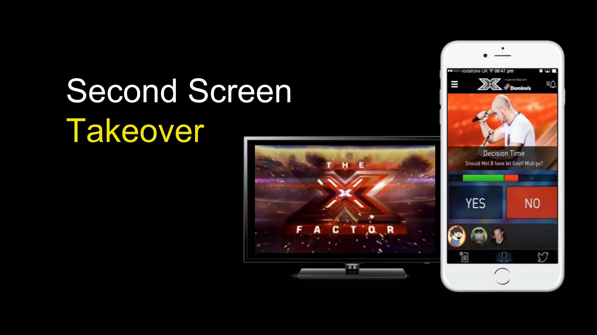 Second Screen
Takeover
 
