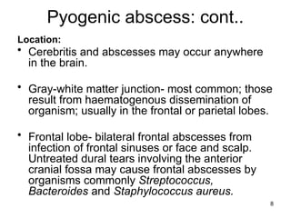 Brain Infection Part -1, presentation123 | PPTX