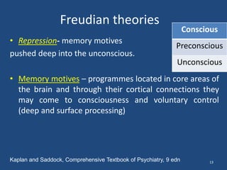 Preconscious Processing Brain models of the mind | PPTX