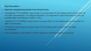Brain perfusion nuclear medicine