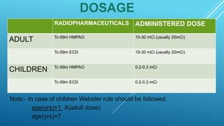 Brain perfusion nuclear medicine