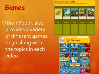 Brain pop jr | PPTX