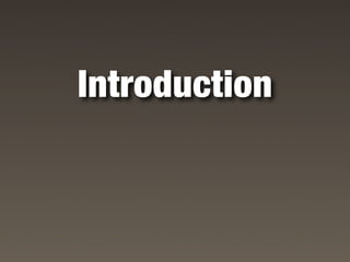 Introduction
 