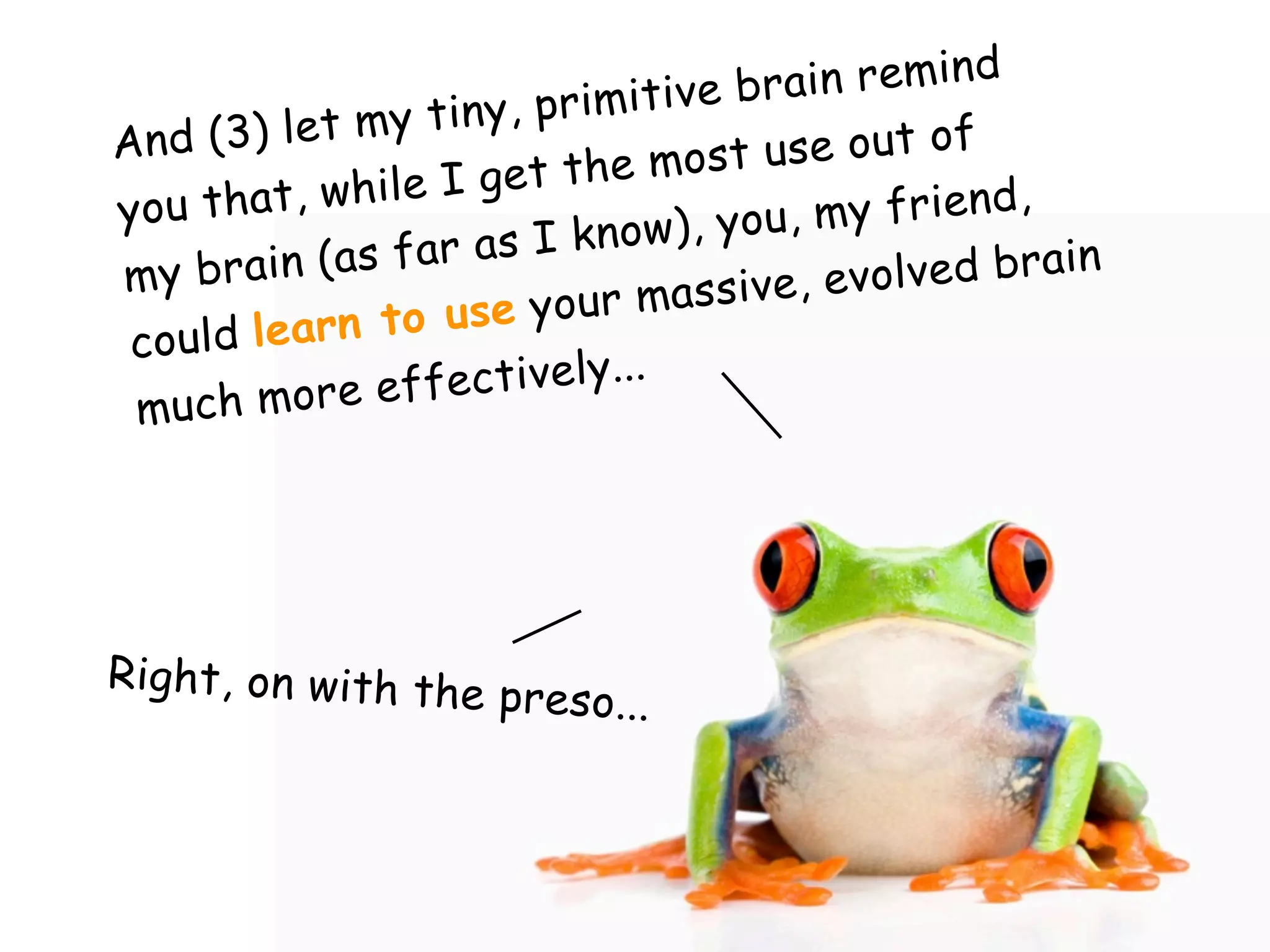 Brain Rules for Presenters