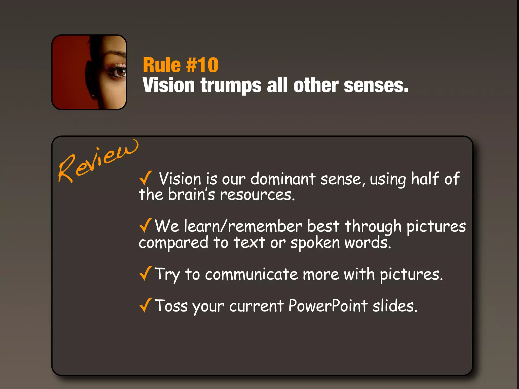 Brain Rules for Presenters