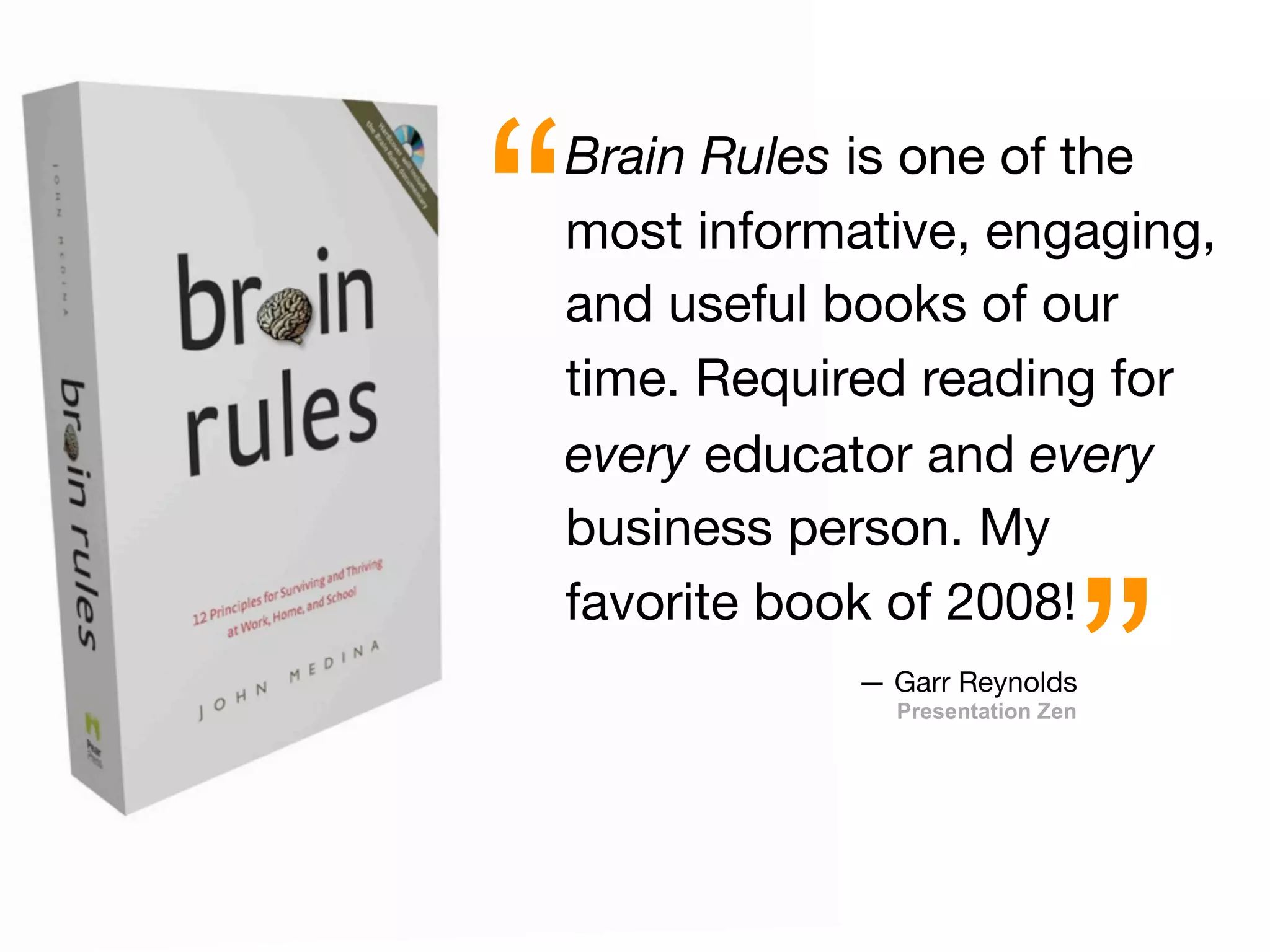 Brain Rules for Presenters
