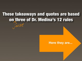 Brain Rules for Presenters