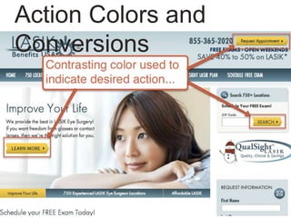 Action Colors and
Conversions
 