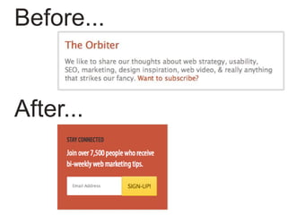 Before...
After...
 