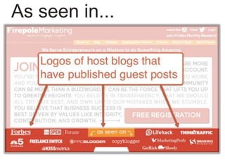 As seen in...
 