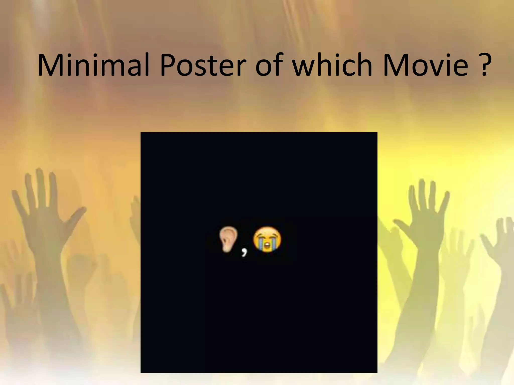 Minimal Poster of which Movie ?
 