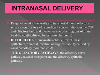 Brain specific drug delivery.pptx -Mpharm | PPTX