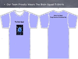 Our Team Proudly Wears The Brain Squad T-Shirts 
