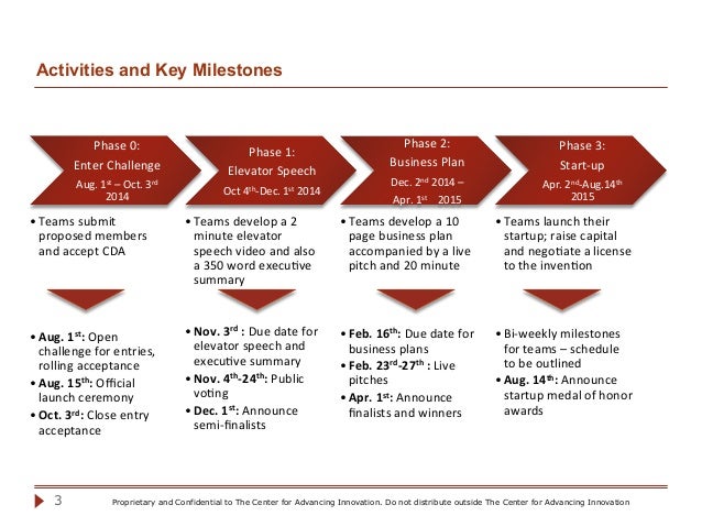 Business milestones chart picture