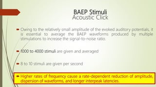 Brainstem Auditory Evoked Potentials | PPTX