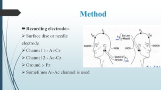 Brainstem auditory evoked potentials (baep) | PPTX