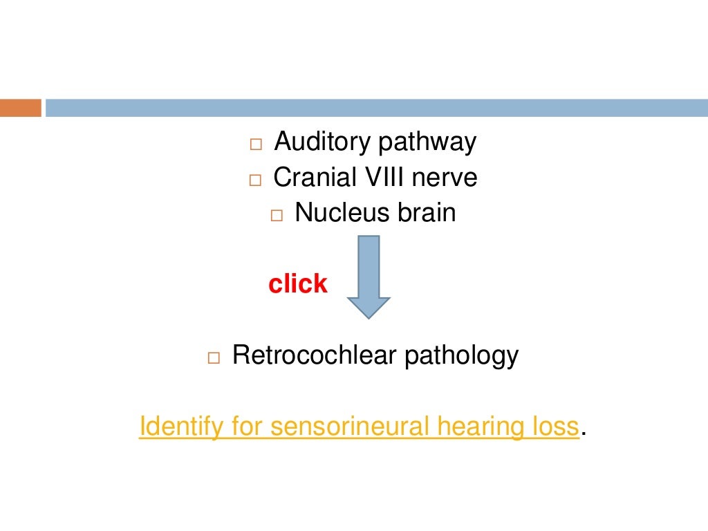 Abr An Illustration Of Auditory Dysfunction Through