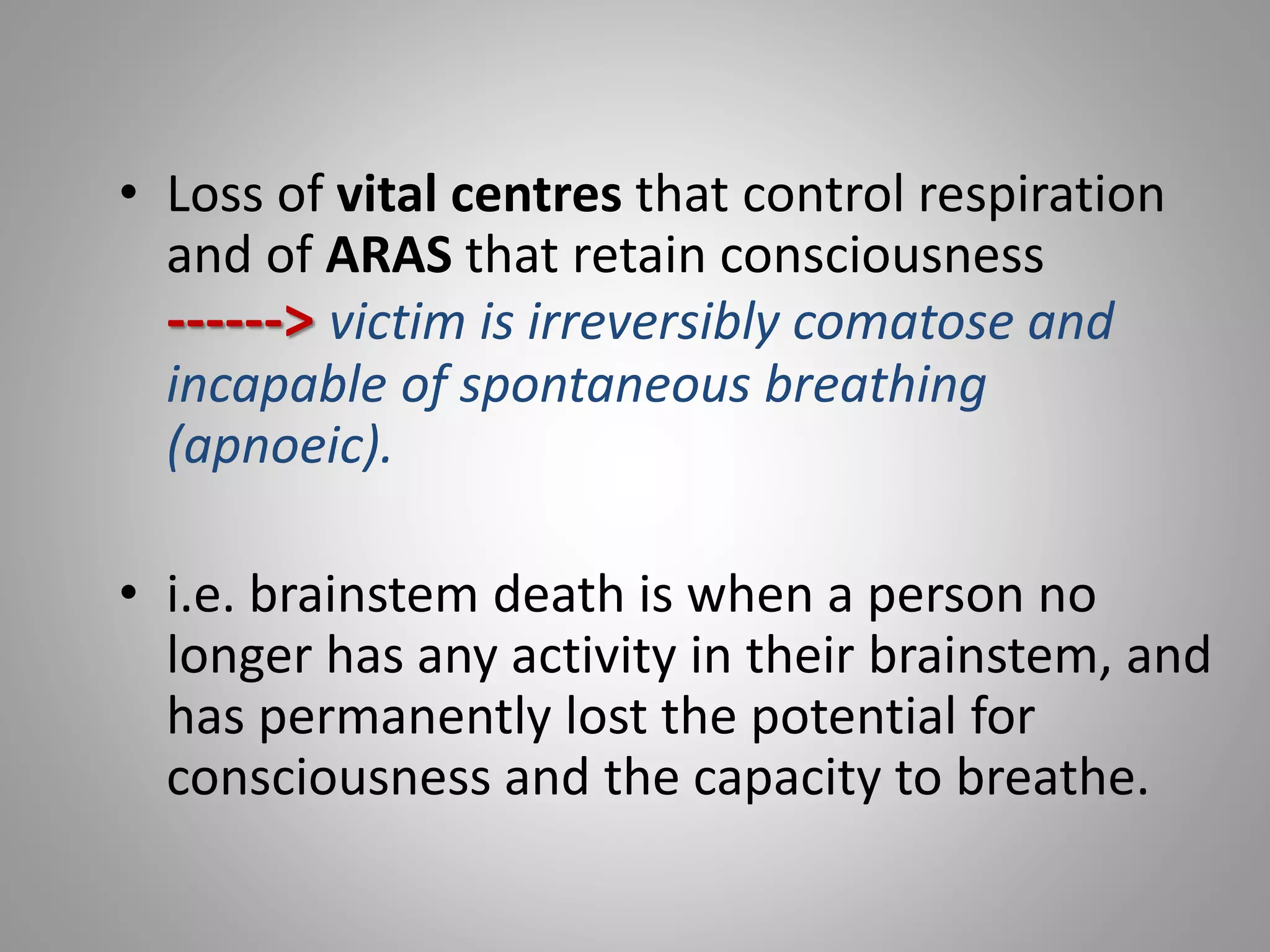 Brain Stem Death PPTX Brain stem death pptx