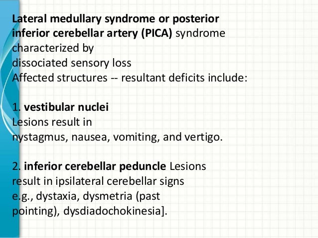 stroke syndromes