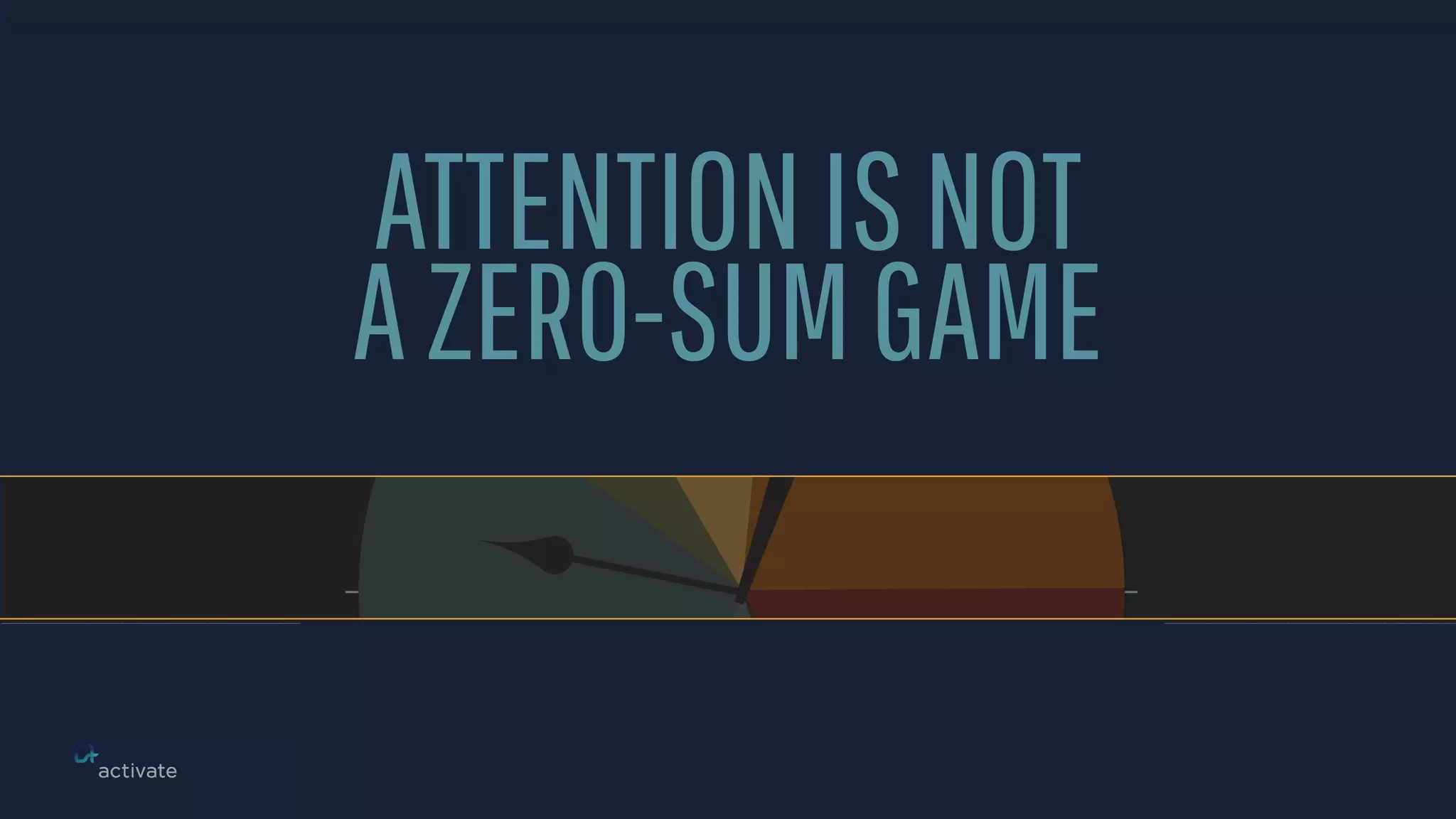 9HOURS
2HOURS
3HOURS
7HOURS
5HOURS
1
ATTENTIONISNOT 
AZERO-SUMGAME
 