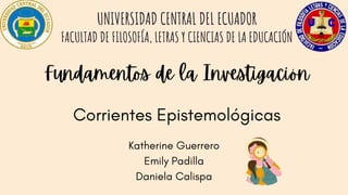 UNIVERSIDAD CENTRAL DEL ECUADOR
FACULTAD DE FILOSOFÍA, LETRAS Y CIENCIAS DE LA EDUCACIÓN
 