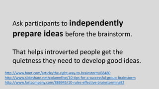 Brainstorm | PDF