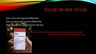 Brainstorming Instructional Teaching Strategy Presentation Ppt Brainstorming Instructional Teaching Strategy Presentation Ppt