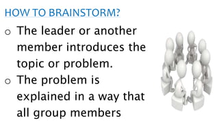 Topic Brain Storm Brainstorming | PPTX