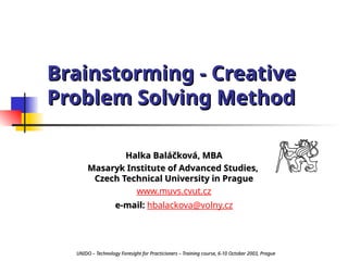 Brain storming for a student to success in life | PPT