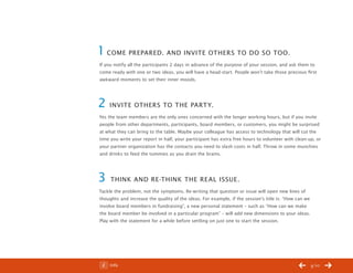 Guide to Effective Brainstorming