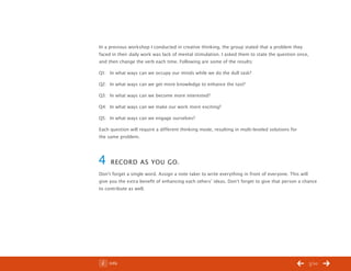 Guide to Effective Brainstorming