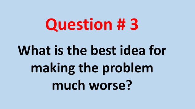 Brainstorming - Reverse the problem method | PPT