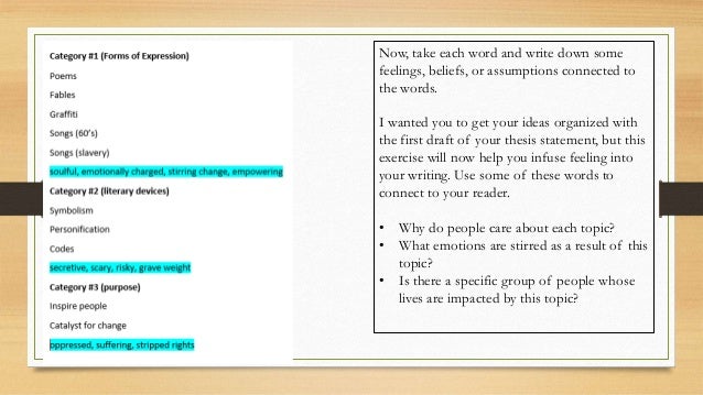 Brainstorming thesis statement 08 image