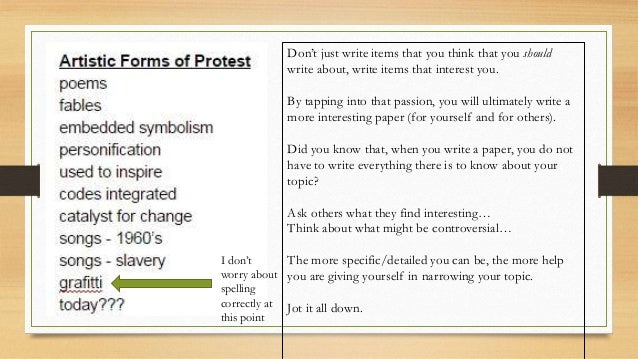 Drafting thesis statement image