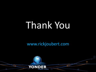 Thank You
www.rickjoubert.com
 