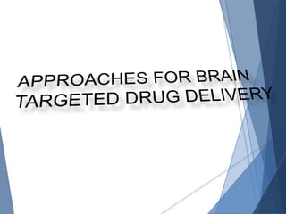 Brain Targeted Drug Delivery | PPTX