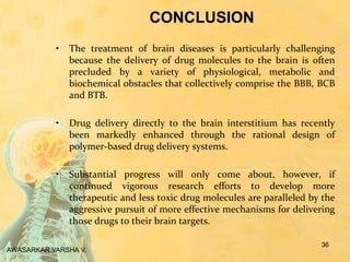 Brain targeted drug delivery system | PPTX