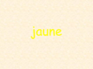 jaune 