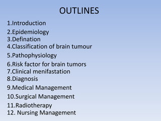 Brain tumor | PPTX