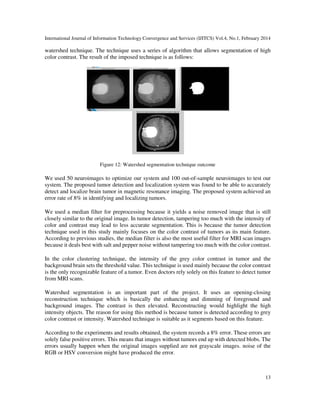Brain tumor detection and localization in magnetic resonance imaging | PDF
