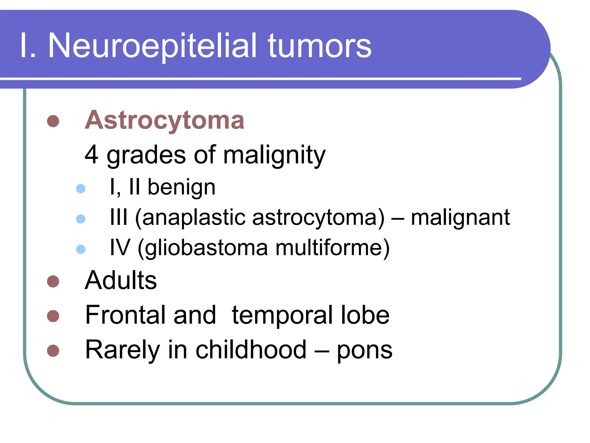 Brain Tumors Pathology and Management.ppt